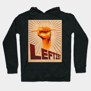 Leftist poster Hoodie